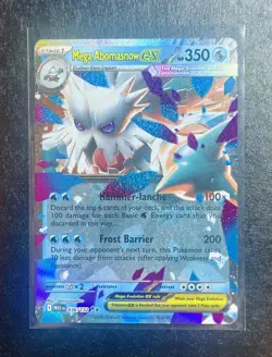 3x Mega Abomasnow EX 036/132 | Mega Evolution | Double Rare | NM Pokemon Cards - Image 4