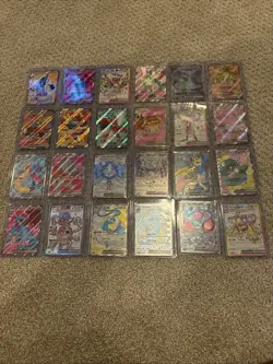 Pokemon SV Full Art Lot 24 Cards - Image 1