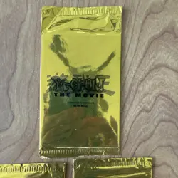 1996 Yugioh The Movie Card Sealed X3 Packs - Image 2