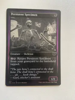 Persistent Specimen Showcase FOIL Innistrad Crimson Vow NM - Image 1