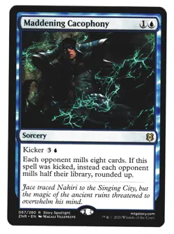 Magic The Gathering Zendikar Rising ZNR 2020 #67 Maddening Cacophony NM x2 LOT1 - Image 2