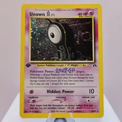 Pokemon TCG - Unown [A] 14/75 Neo Discovery Holo Rare 1st Edition - EXC/NM - Image 2