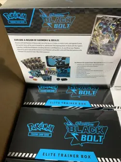 Set of 10 | Pokemon Black Bolt & White Flare Elite Trainer Box ETB (SEALED) - Image 2