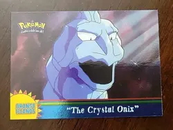 NM! 2000 Pokemon TV Animation Edition Series 3 Silver Foil The Crystal Onix #OR4 - Image 1