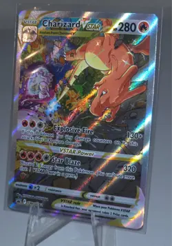 Pokemon TCG Mewtwo Galarian Gallery GG44 and Charizard SWSH262 Blackstar Promo - Image 4