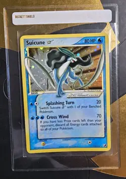 Pokemon Suicune Gold Star EX Unseen Forces Ultra Rare Holo - Image 2