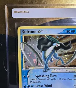 Pokemon Suicune Gold Star EX Unseen Forces Ultra Rare Holo - Image 3