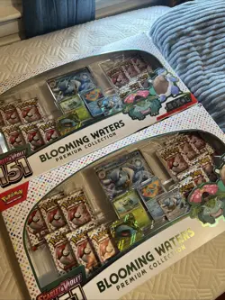Pokemon TCG Scarlet & Violet 151 Blooming Waters Premium Collection (2-Box Lot) - Image 1
