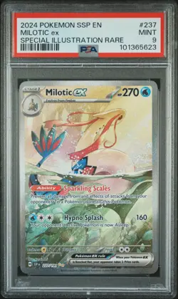 Pokemon 2024 Milotic EX 237/191 Surging Sparks Special Illu. Rare PSA 9 EN - Image 1