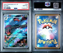 POKEMON GLOOM 109/108 AR SV3 - RULER OF THE BLACK FLAME - JAPANESE PSA 10 - Image 3