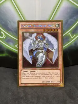 Yugioh Celestia, Lightsworn Angel PGLD-EN087 Gold Rare 1st Edition NM - Image 1