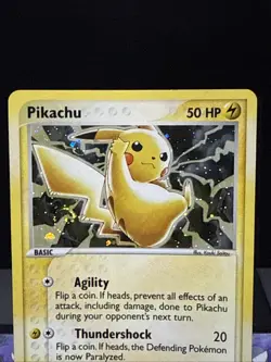 Pokemon Card Pikachu 012 Black Star Promo Holo Rare Swirl 10th Anniversary LP - Image 2