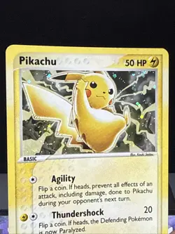 Pokemon Card Pikachu 012 Black Star Promo Holo Rare Swirl 10th Anniversary LP - Image 3