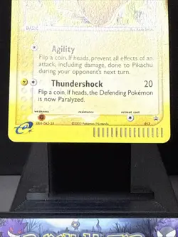 Pokemon Card Pikachu 012 Black Star Promo Holo Rare Swirl 10th Anniversary LP - Image 4