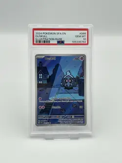 PSA 10 GEM MINT Duskull 068/064 Shrouded Fable IR Holo Pokemon Card 2024 - Image 1