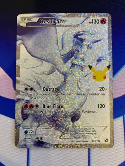 Pokemon TCG Reshiram Celebrations Classic Collection Card 113/114 - Image 1
