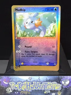 Pokemon Card Mudkip 010 Nintendo Black Star Promo Reverse Holo Near Mint - Image 1