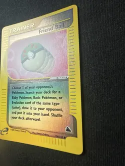Friend Ball 126/144 Reverse Holo E Series E Reader Skyridge Pokemon Card - Image 2