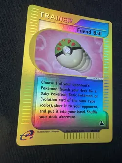 Friend Ball 126/144 Reverse Holo E Series E Reader Skyridge Pokemon Card - Image 3
