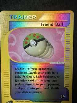 Friend Ball 126/144 Reverse Holo E Series E Reader Skyridge Pokemon Card - Image 5
