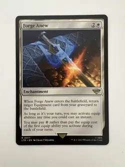 Forge Anew MTG Magic the Gathering Card NM Near Mint LTR - Image 1