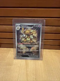 Pokemon TCG Alakazam Mega Evolution Promo Card ETB 009 NM - Image 1