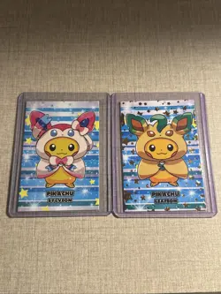 Pokemon Attacks 2 Database Pikachu Eveelutions 2 Card Lot NM/LP - Image 1
