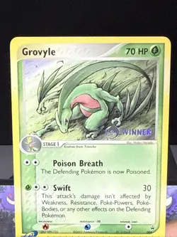 Pokemon Card Grovyle 004 e League Winner STAMPED Nintendo Promos Near Mint - Image 2