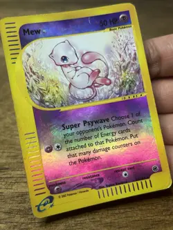 Pokemon TCG Mew Reverse Holo Expedition Base Set 55/165 Card - Image 4