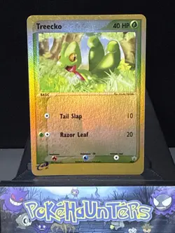 Pokemon Card Treecko 003 Nintendo Black Star Promo Reverse Holo Light Play - Image 1