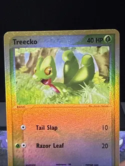 Pokemon Card Treecko 003 Nintendo Black Star Promo Reverse Holo Light Play - Image 2