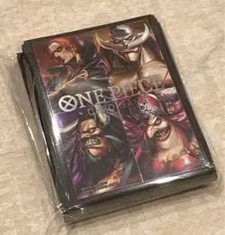 One Piece Card Game Official Sleeve Limited Edition Yonko Set 70 Pcs - Image 1
