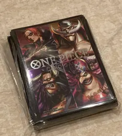 One Piece Card Game Official Sleeve Limited Edition Yonko Set 70 Pcs - Image 2