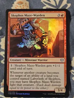 Skophos Maze-Warden FOIL (153) Theros Beyond Death THB MTG Magic - Image 1
