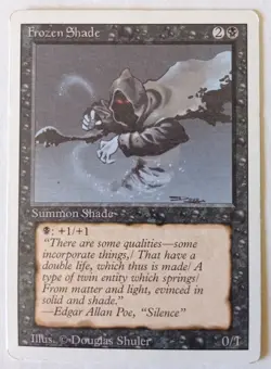 MTG MAGIC 1994 - FROZEN SHADE- SUMMON SHADE - REVISED EDITION - ENG - Image 1