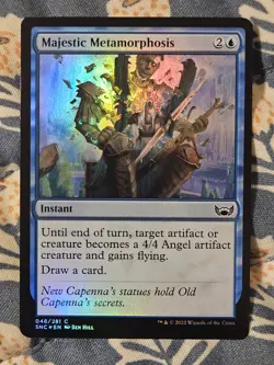 Majestic Metamorphosis FOIL Streets of New Capenna #048/281 MTG Magic - Image 2
