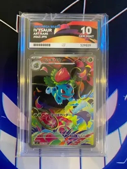 Pokemon TCG: Ivysaur 065/063 Mega Brave Art Rare ACE 10 GEM MINT - Image 1