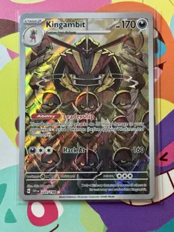 TCG Pokemon English IR Kingambit 220/198 SV01: Scarlet & Violet Base Set Holo - Image 1