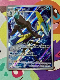 TCG Pokemon English IR Inteleon 142/132 Me01: Mega Evolution Holo - Image 1