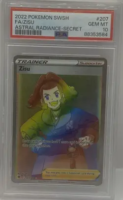 2022 Pokemon SWSH Astral Radiance Zisu #207/189 PSA 10 GEM MINT - Image 1
