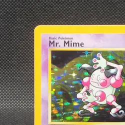 Pokemon Jungle Set Holo Unlimited Holo Rare Mr. Mime 6/64 TCG - Image 2