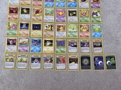 Complete WOTC Non Holo Team Rocket Set 65 Cards Heavy Play Pokemon Cards TGC - Image 3