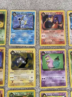 Complete WOTC Non Holo Team Rocket Set 65 Cards Heavy Play Pokemon Cards TGC - Image 5