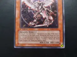 Yugioh - Horus the Black Flame Dragon LV6 SOD-EN007 Ultimate Rare 1st Edition - Image 3