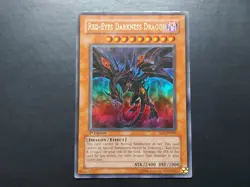 Yugioh - Red-Eyes Darkness Dragon SD1-EN001 Ultra Rare 1st Edition - Image 1