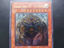 Yugioh - Arcana Force XXI - The World LODT-EN016 Ultimate Rare 1st Edition - Image 3