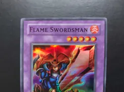 Yugioh - Flame Swordsman LOB-A003 Super Rare 1st Edition - Image 2