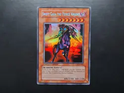 Yugioh - Swift Gaia the Fierce Knight CT1-EN004 Super Rare Misprint - Image 1