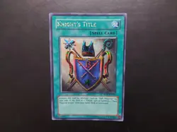 Yugioh - Knight's Title ROD-EN002 Prismatic Secret Rare Promo - Image 1