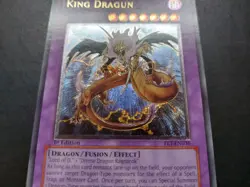 Yugioh - King Dragun FET-EN036 Ultimate Rare 1st Edition - Image 5